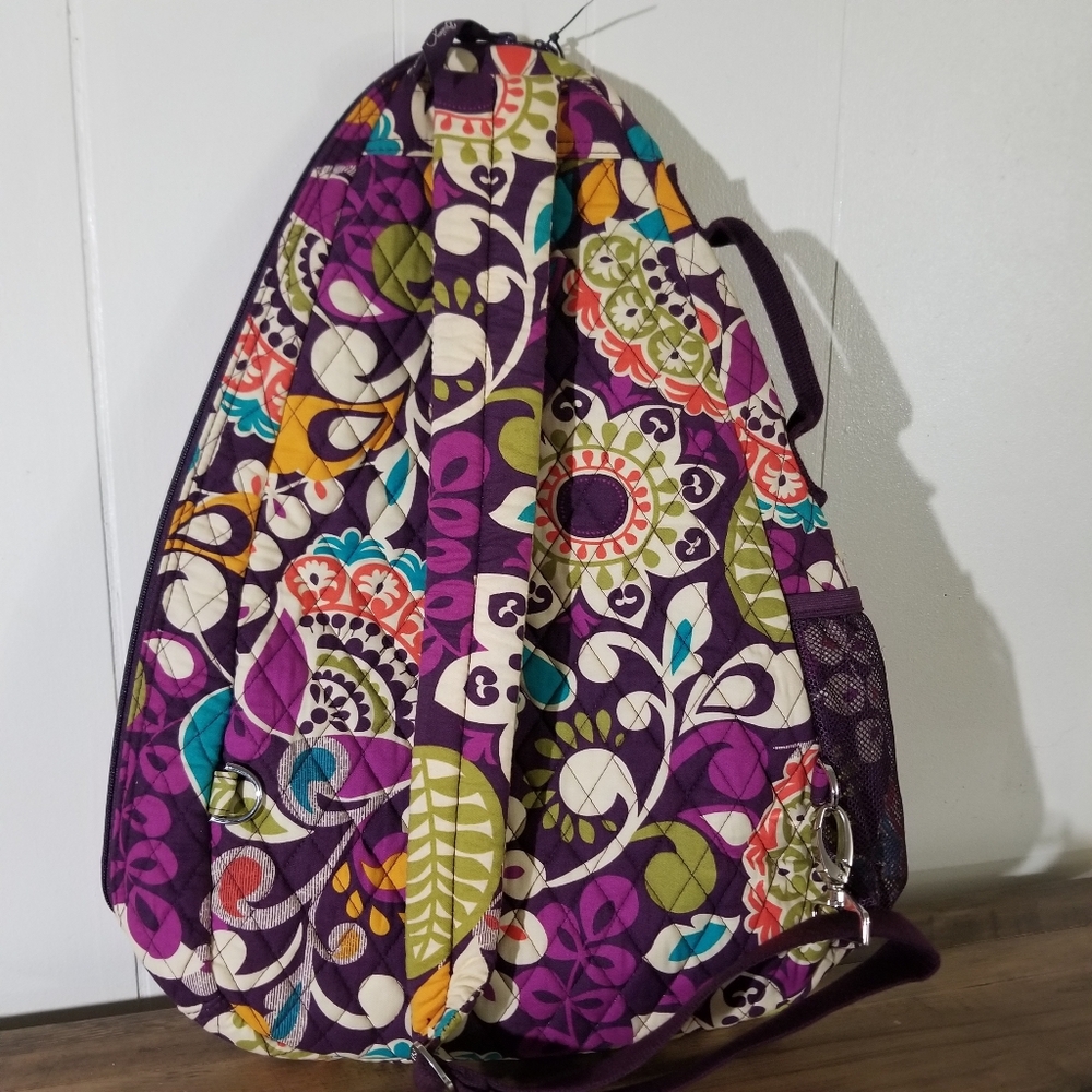 Vera Bradley Purple Floral Backpack - Picture 3 of 3